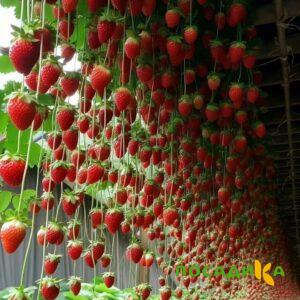 Клубника ампельная Анастасия купить по цене от 370р. в интернет-магазине «Посадика» с доставкой почтой в в Армянске и по всей России – [изображение №1].