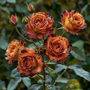 Роза плетистая Оранжевый Бриллиант купить по цене от 450р. в интернет-магазине «Посадика» с доставкой почтой в в Армянске и по всей России – [изображение №1].